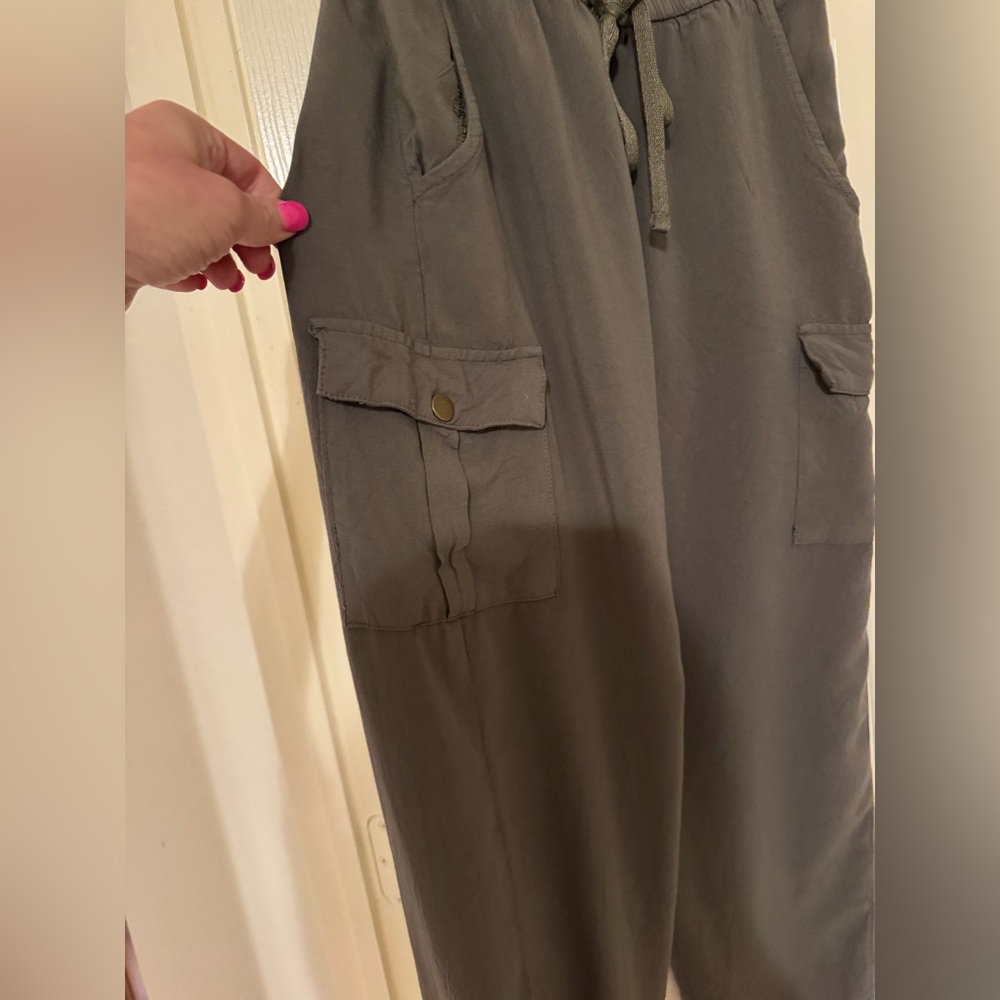 Derek Heart Army Green Jumpsuit - Picture 3 of 5